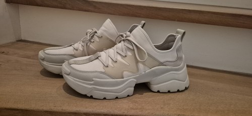 *ZARA*SNEAKER*BEIGE*NEOPREN*GR