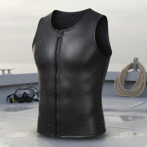 Glänzende neoprenweste - glänzende, 2-mm-neoprenweste