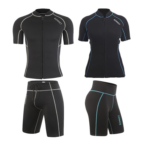 Neoprenanzug top kurzarm hose - neoprenanzug,